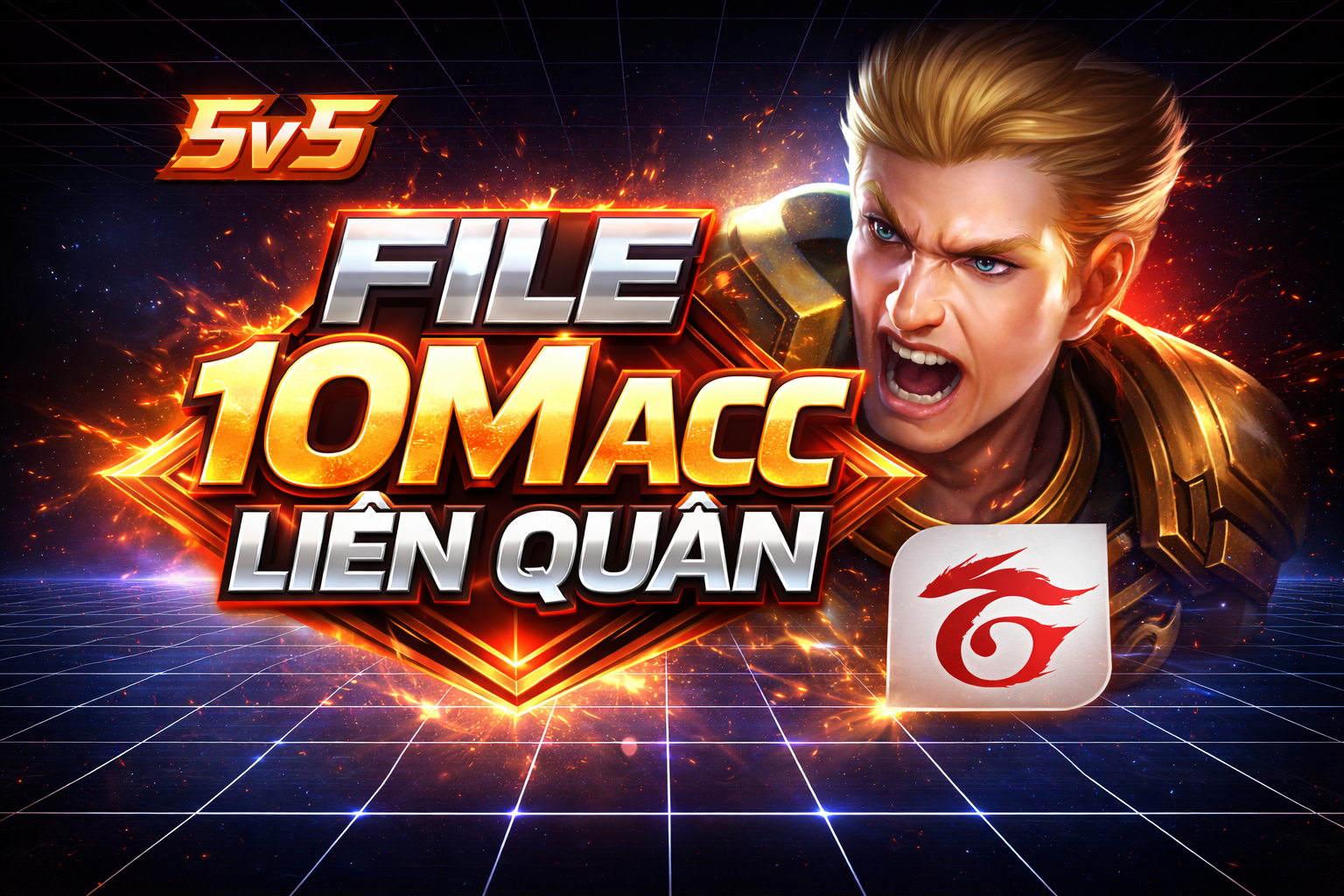 FILE DATA 10M ACC LOG GARENA LIÊN QUÂN